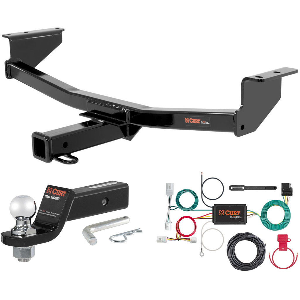 CURT Class 3 Trailer Hitch Tow Package with 2" Ball for 2008-2016 Nissan Rogue | eBay Trailer Hitch For A 2016 Nissan Rogue