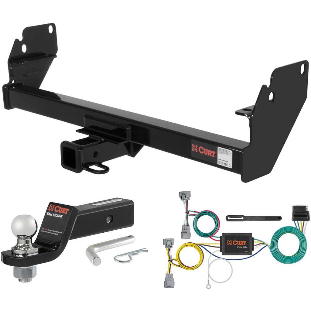 CURT Class 3 Hitch Tow Package with 1-7/8" Ball for 2005-2015 Toyota Weight Distribution Hitch For Toyota Tacoma