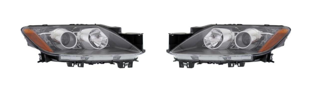 FOR 2007-09 HONDA CR-V New Replacement Headlights Assembly PAIR