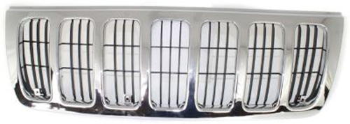 New CH1200234 Chrome Shell Grill For Jeep Grand Cherokee 1999-2003